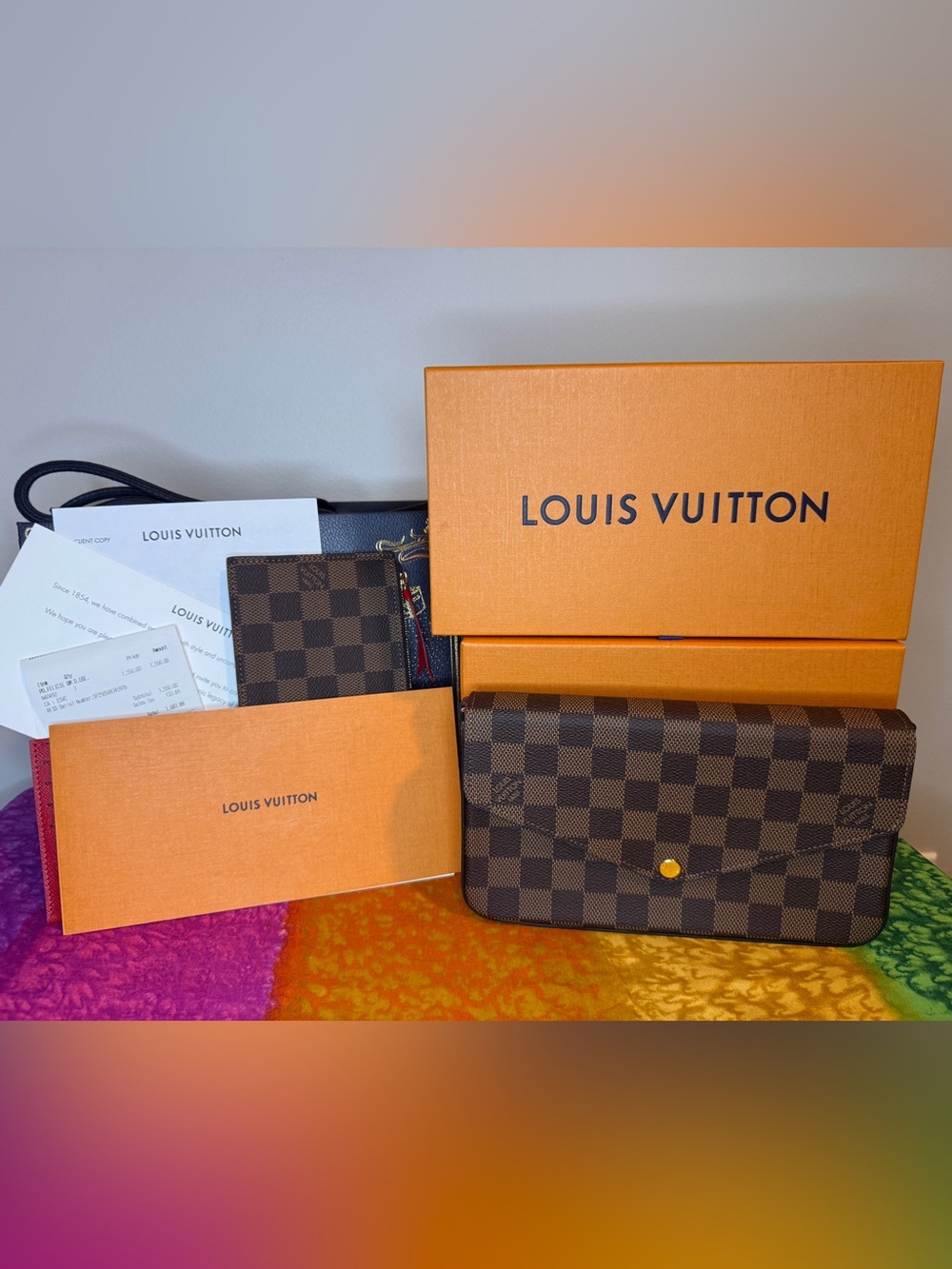 🤎NWT Louis Vuitton Brown Damier Ebene Canvas Crossbody Bag🤎
